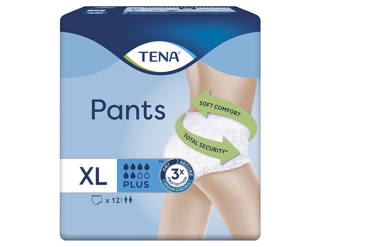 Tena Pants Plus Pannoloni a Mutandine tg XL 6 Gocce da 12Pz