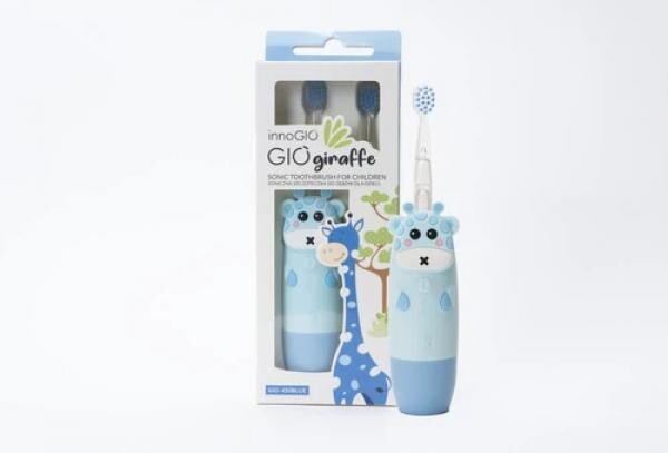 Innogio Spazzolino Sonico per Bambini Giraffe blu