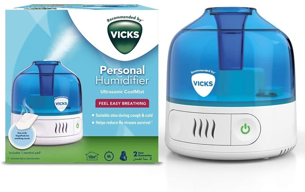 Vicks VUL505 Umidificatore Personale CoolMist a Ultrasuoni