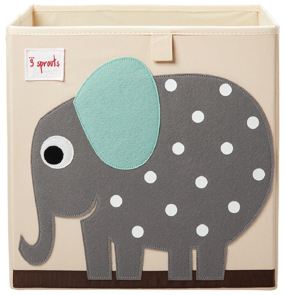 3 Sprouts Contenitore Portaoggetti Elefante 13x13x13cm