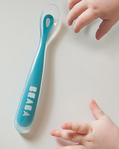 Beaba
Cucchiaio Ergonomico Prime Pappe Silicone Blu Maneggevole per gli Adulti e Delicato per i Bambini