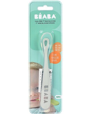 Beaba
Cucchiaio Ergonomico Prime Pappe Silicone Grigio Maneggevole per gli Adulti e Delicato per i Bambini
