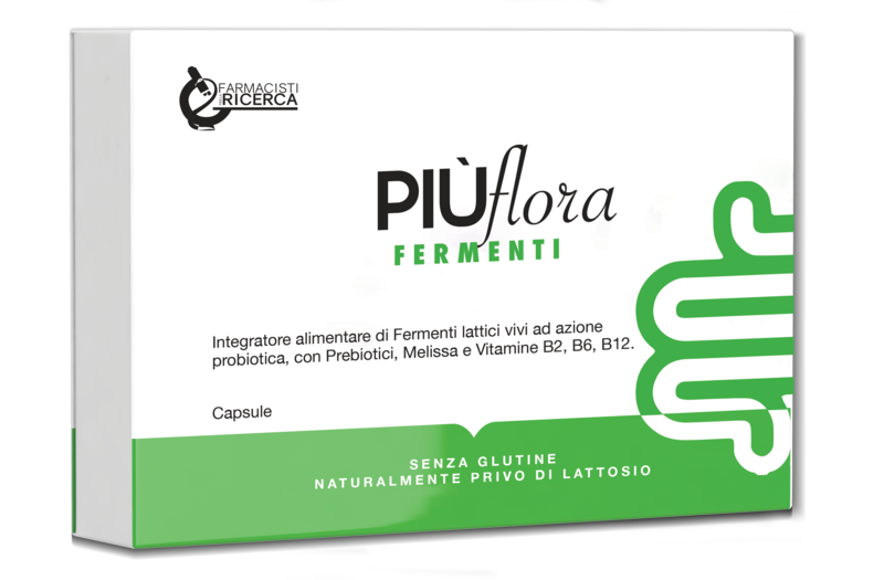 L.R.B. Piu&#39; Flora Fermenti Integratore Alimentare 30 capsule