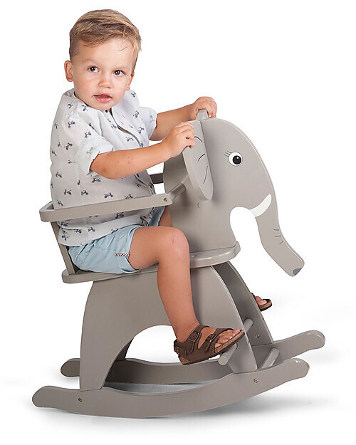 Childhome Elefante Cavalcabile di Legno