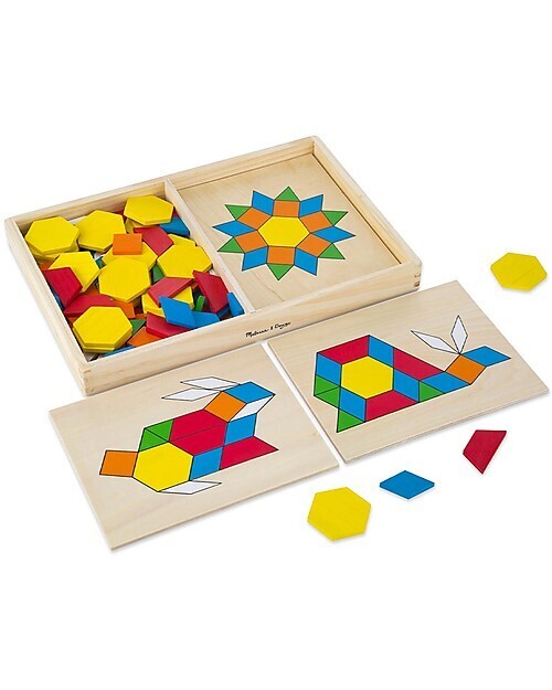 Melissa &amp; Doug
Blocks and Boards Crea il tuo Mosaico con le Forme Geometriche