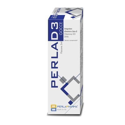 Perlapharma Perla D3 Gocce Integratore Alimentare D3 E DHA Confezione da 5 ml