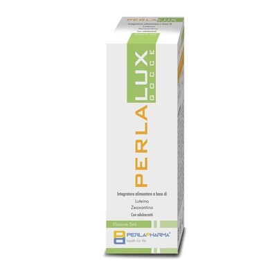 Perlapharma Perlalux Gocce
Integratore Alimentare di  Lutenia e Zeaxantina in Soluzione Acquosa
Confezione da 5ml
