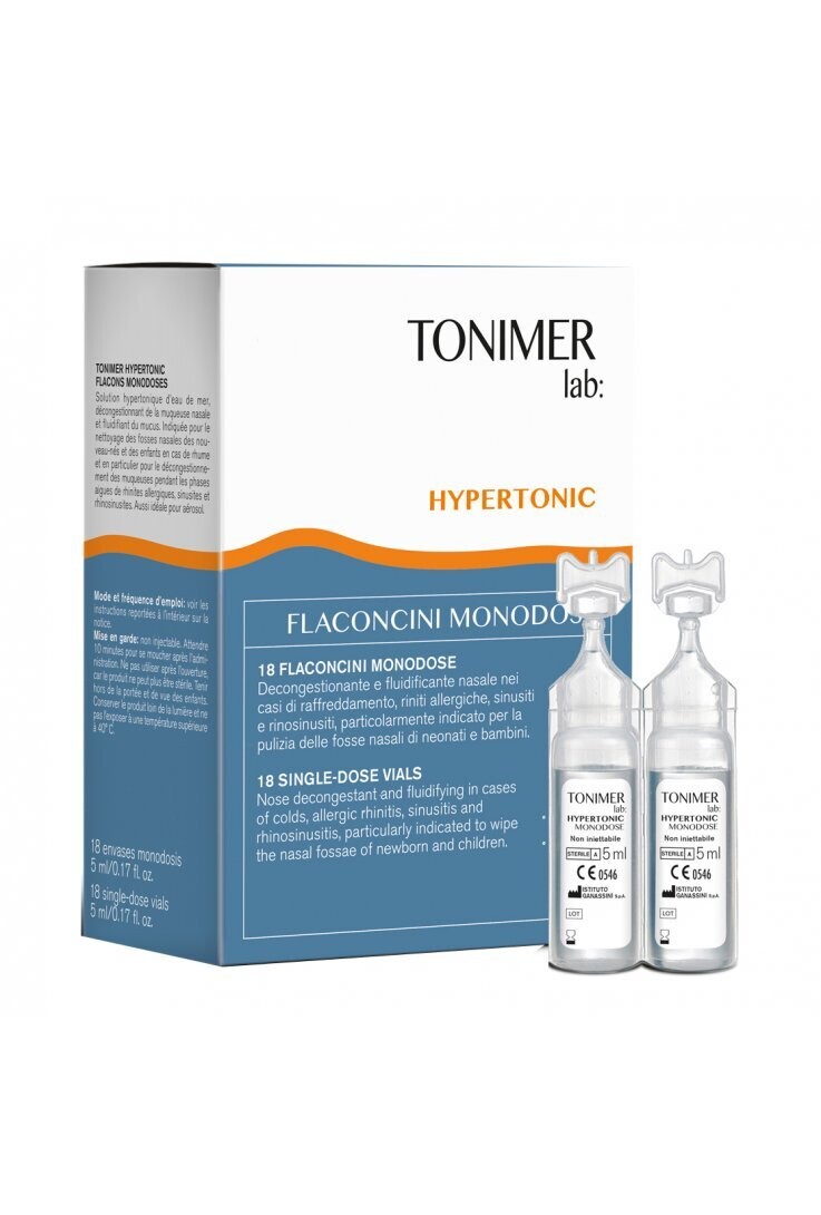 Tonimer Lab Hypertonic 600 da 18 flaconcini Monodose