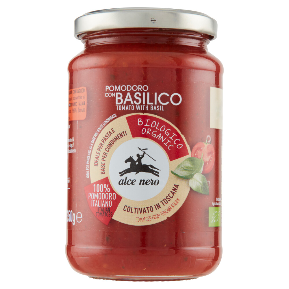 Alce Nero Pomodoro con Basilico Biologico 350g