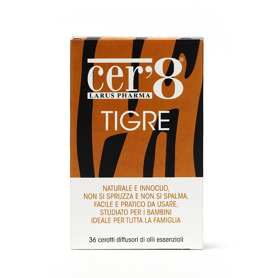Larus Phama Cer&#39;8 Tigre Cerotti Antizanzare 36pz