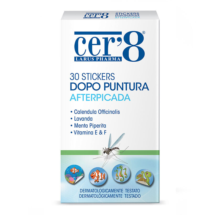 Larus Phama Cer&#39;8 Stickers Dopopuntura 30pz