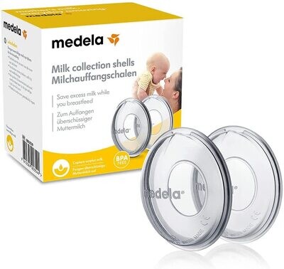 Medela Coppette Raccoglilatte in Silicone Flessibile Include 2 Coppe Raccoglilatte
