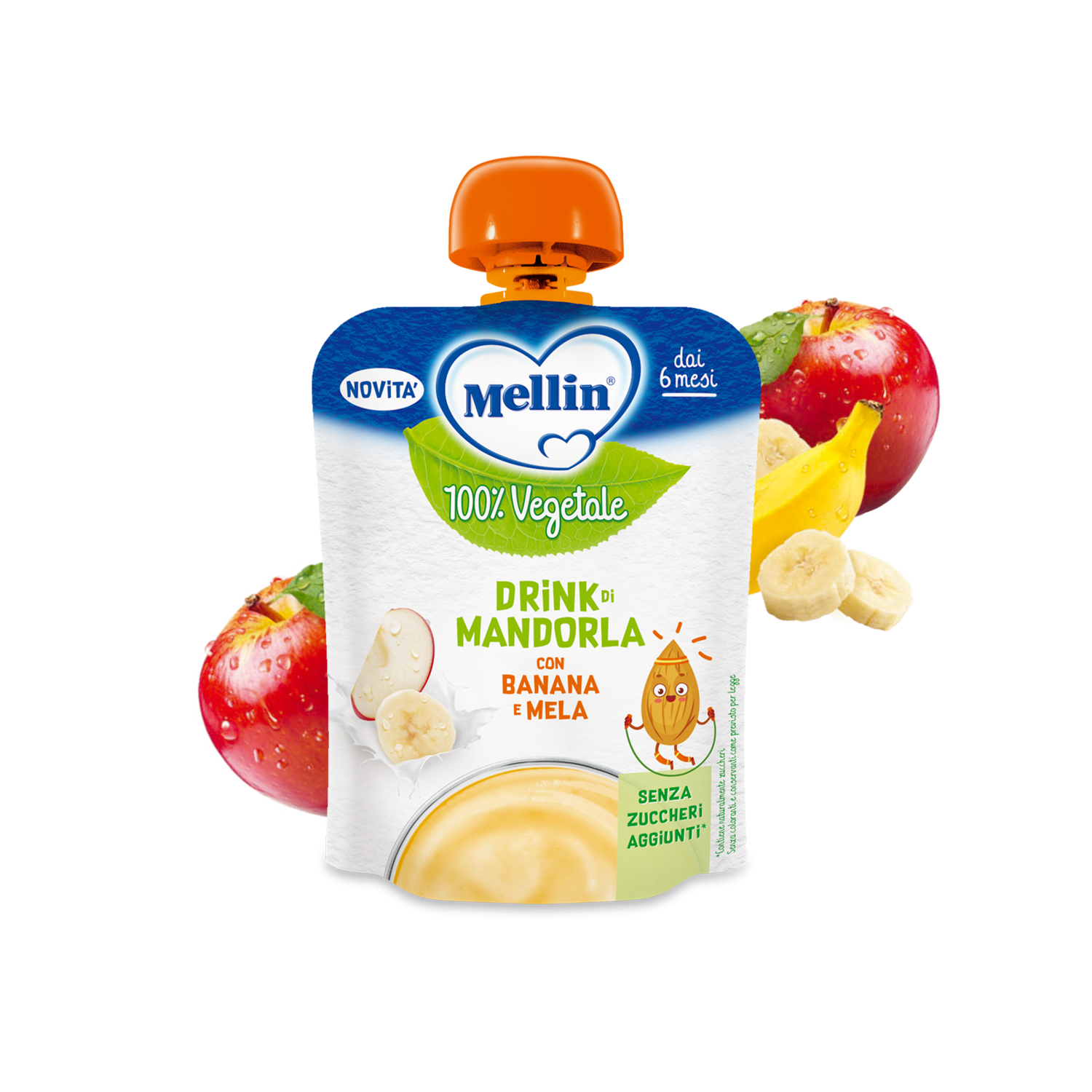 Mellin Pouches Drink di Mardola con Banana Mela