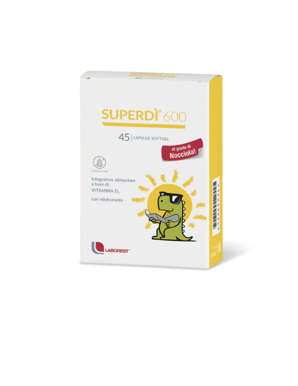 SuperDi 600 Vitamina D3 alla Nociala da 45 Capsule