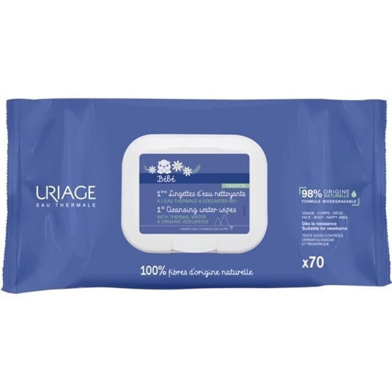 Uriage Salviettine Detergenti All&#39;Acqua 70pz