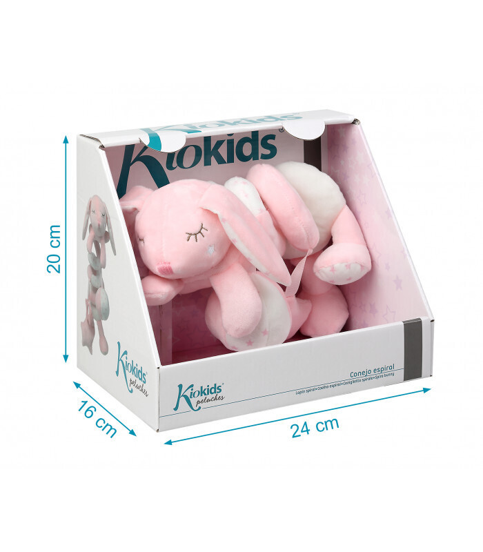 Kiokids Coniglietto Spirale Rosa
