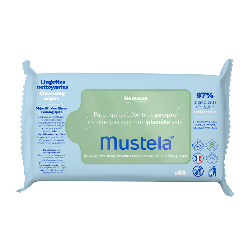 Mustela Salviettine Detergenti 60pz