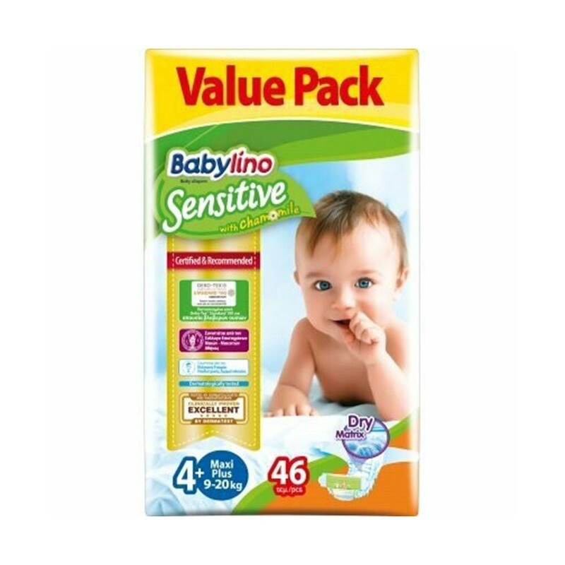 Babylino Pannolino Sensitive Doppio N4+ 10-15kg pz46