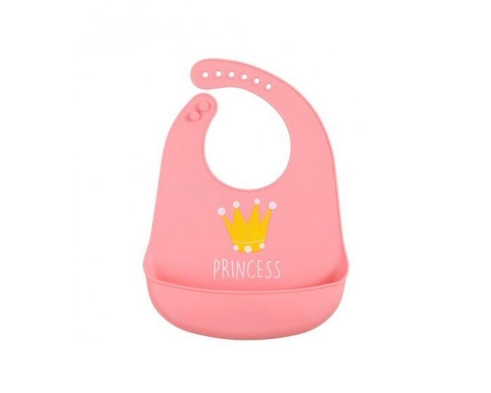 Kiokids Princess Bavaglino in Silicone Rosa