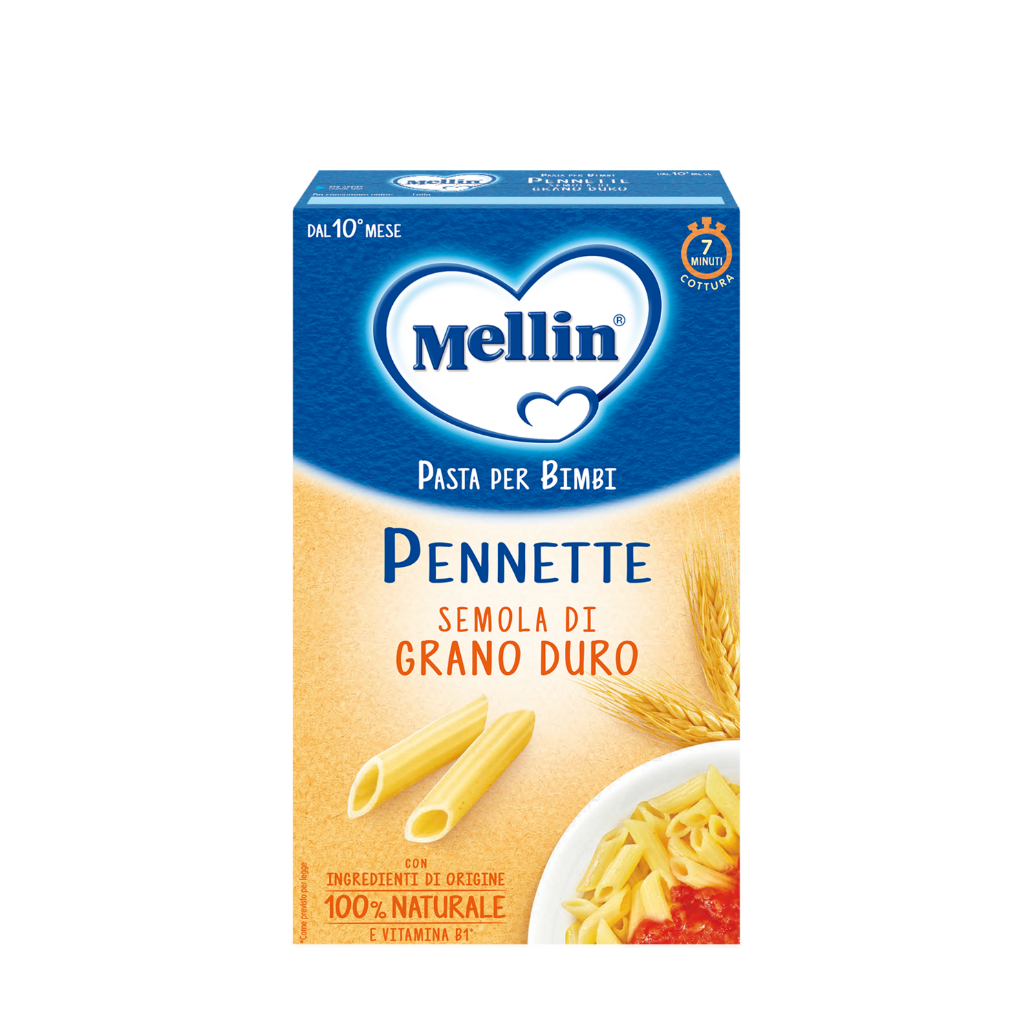 Mellin Pastina Pennette di Semola di Grano Duro 280gr