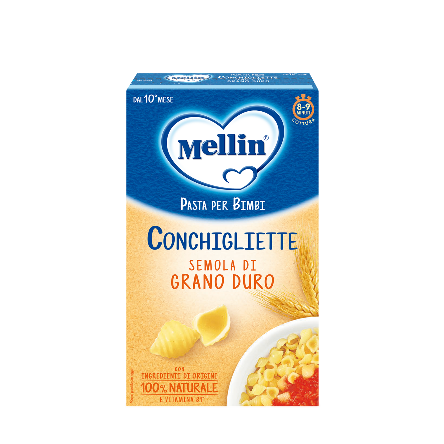 Mellin Pastina Conchigliette di Semola di Grano Duro 280gr