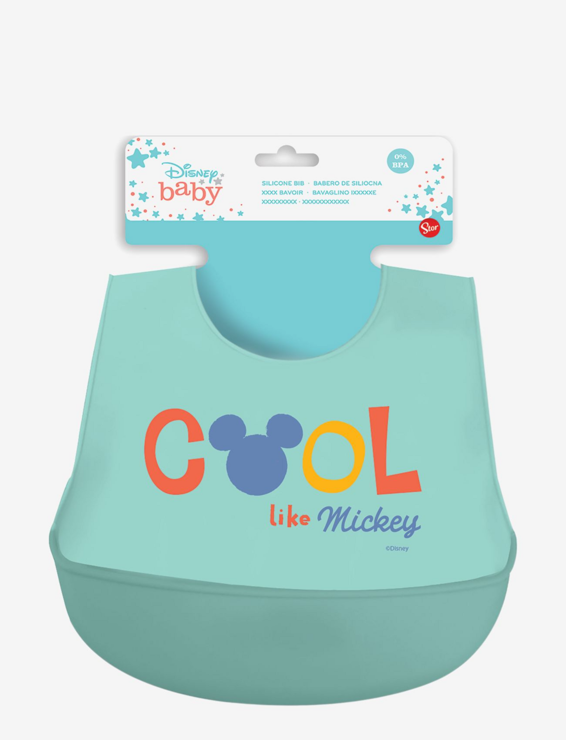 Disney Baby Bavaglino in Silicone Boys