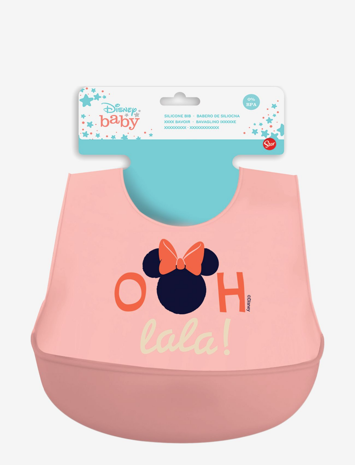 Disney Baby Bavaglino in Silicone Girl