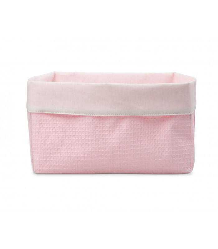 Kiokids Cesto Per Pannolini Rosa 25X17X15 cm