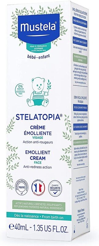 Mustela Stelatopia Crema Emolliente Viso 40ml