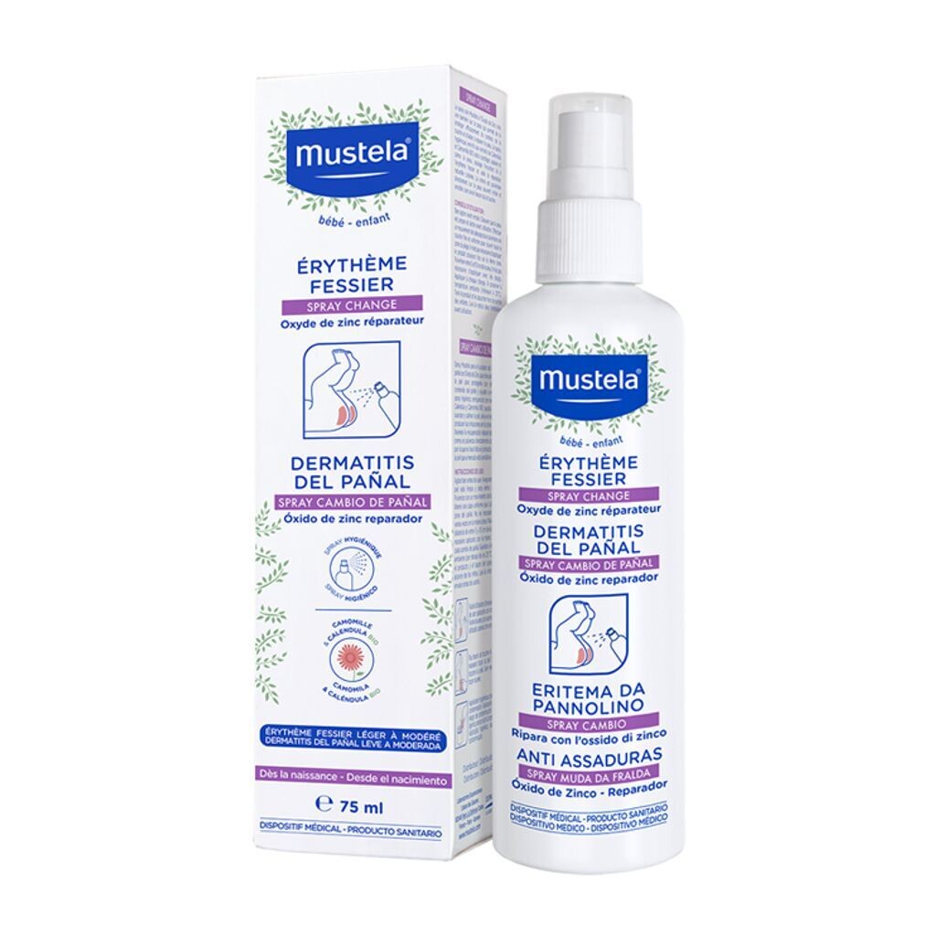 Mustela Pasta Cambio Spray all’Ossido di Zinco 75ml
