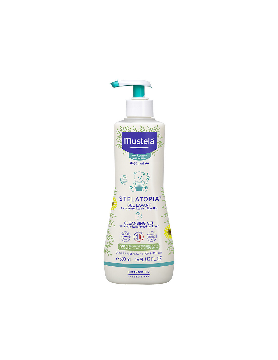 Mustela Stelatopia Gel Detergente da 500ml