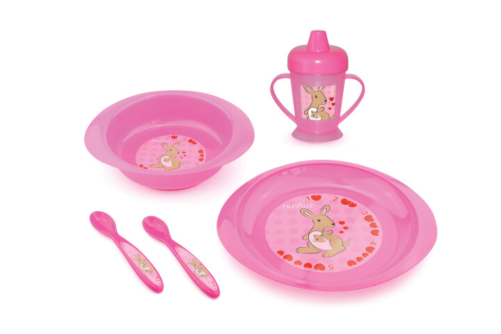 Nuvita Set Pappa Rosa da 5 pz