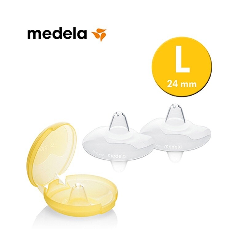 Medela Paracapezzoli Contact in Silicone tg L 24mm 2pz