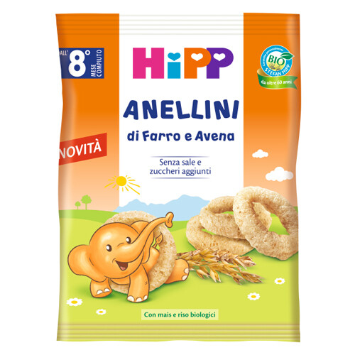 Hipp Anellini di Farro e Avena 30g