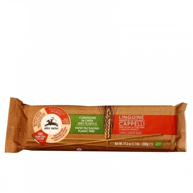 Alce Nero Pasta di Grano Duro Capelli Linguine 500g
