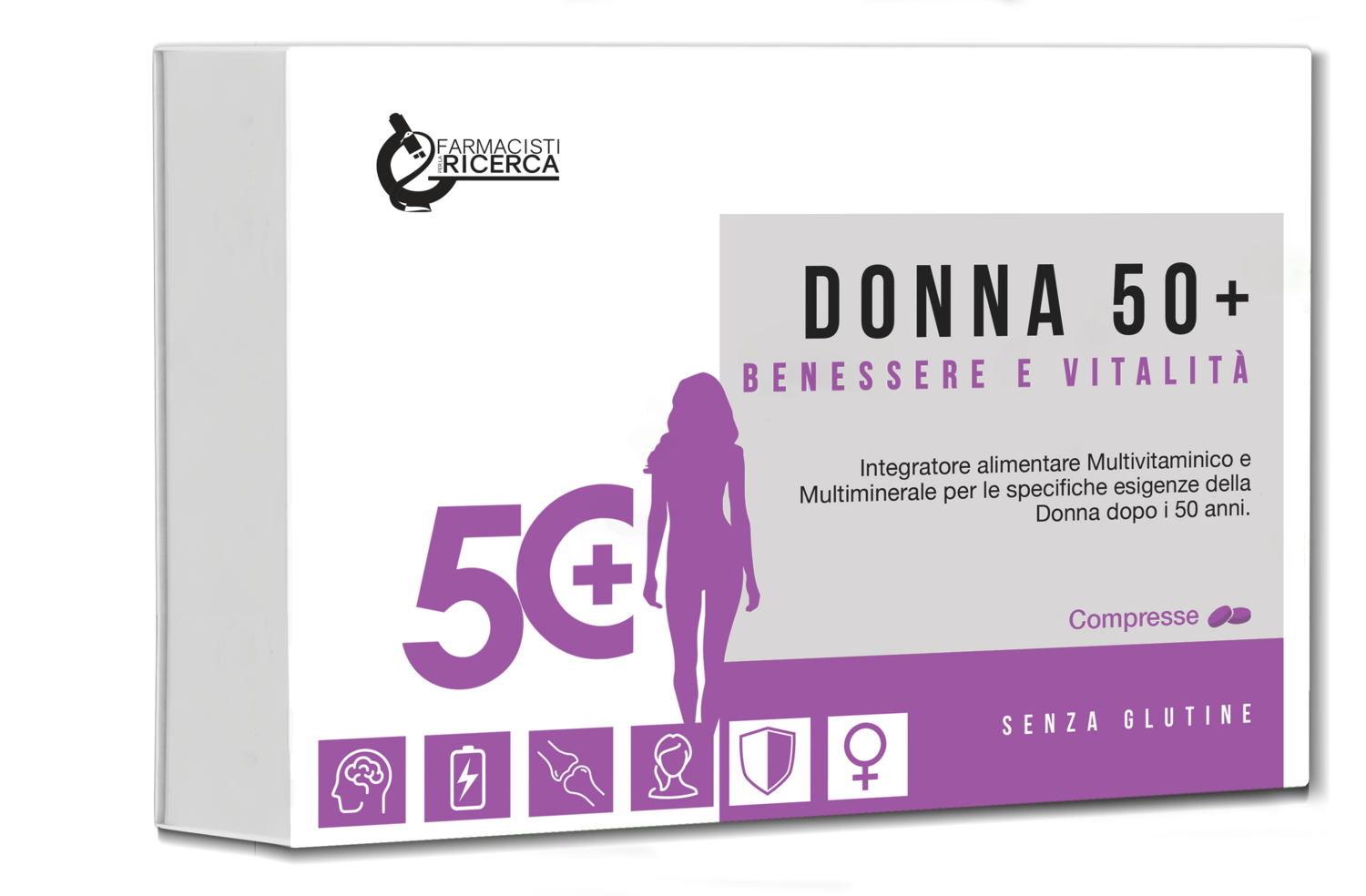 L.R.B. Integratore Multivitaminico per Donna dopo 50 Anni 30 Compresse