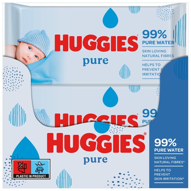 Huggies Salviettine Pure da 12 X 56pz