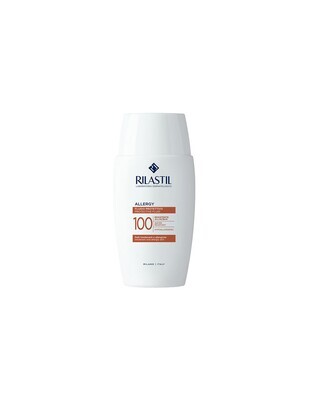 Rilastil Allergy Fluido Protettivo 100 per Pelli Intolleranti e Allergiche Resistente all&#39;acqua 50ml
