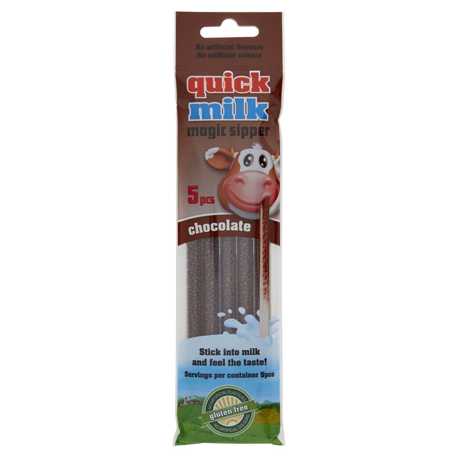 Quick Milk Cannucce di Perline a Cioccolato