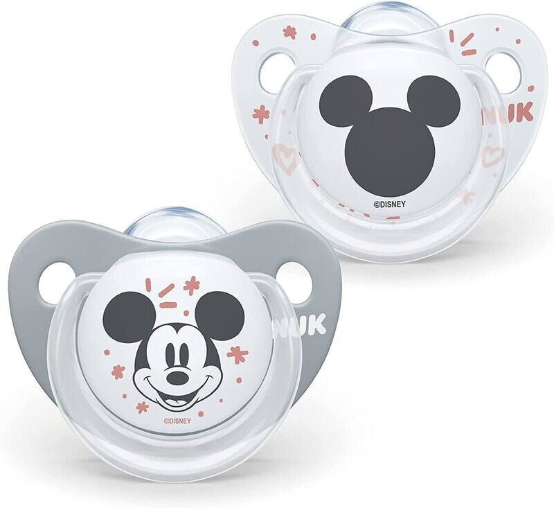 Nuk Succhietti Disney Baby Silicone 0-6 Mesi 2pz