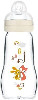 Mam Feel Good Biberon in vetro 0+m 260ml 1pz