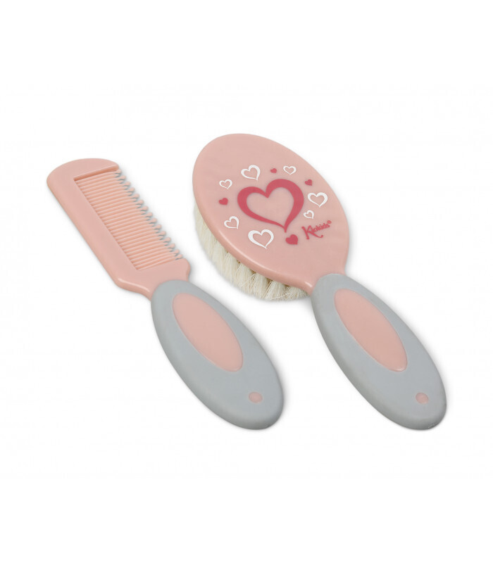 Kiokids Set Pettine e Spazzole Rosa