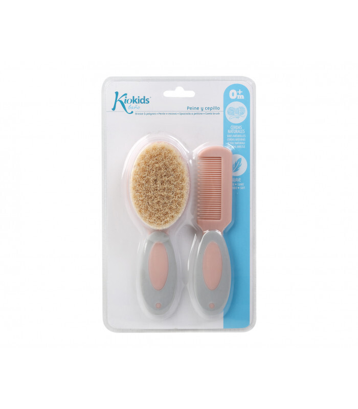 Kiokids Set Pettine e Spazzole Rosa