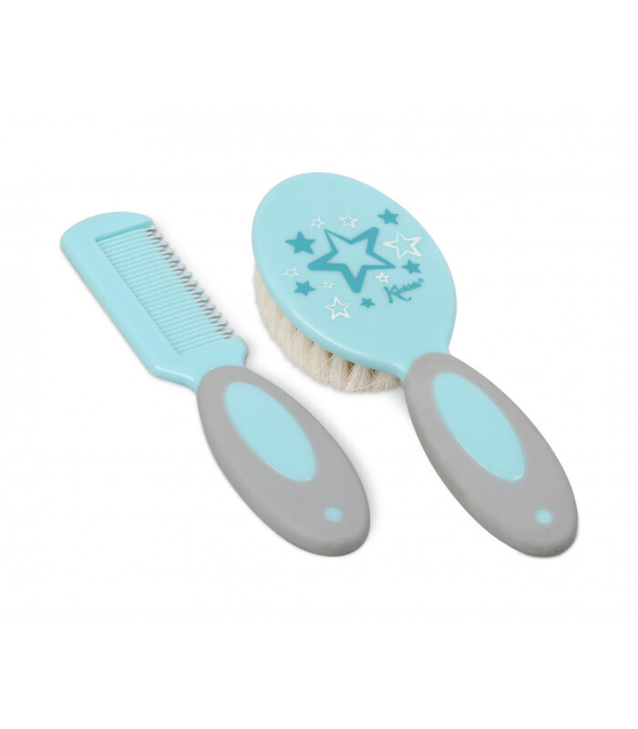 Kiokids Set Pettine e Spazzole Azzurro