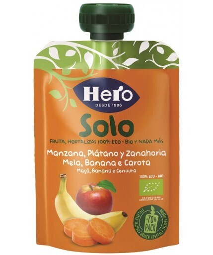 Hero Pouch Mela Banana Carota 100g