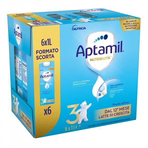 Aptamil Latte 3 Liquido Confezione da pz 6x1000ml