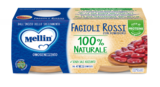 Mellin Omogeneizzato di Verdure Fagioli Rossi 2x80g