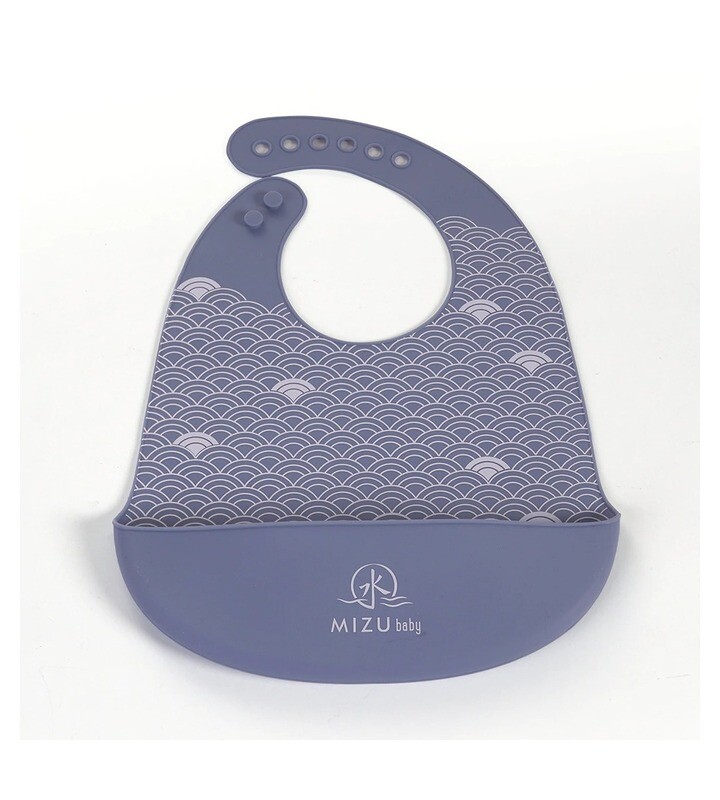 Mizu Baby Taiki Bavaglino in Silicone Blu