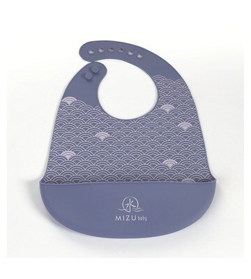 Mizu Baby Taiki Bavaglino in Silicone Blu