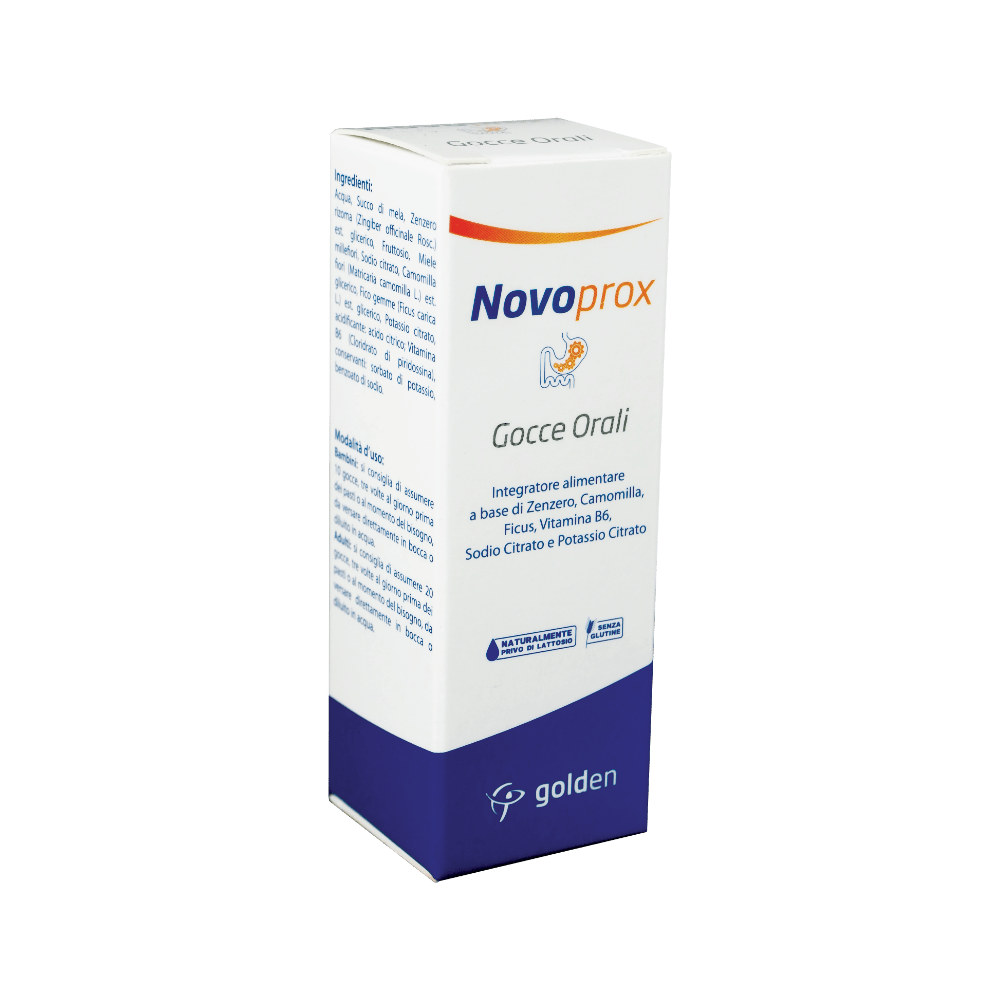 Golden Pharma Novoprox Gocce Orali Integratore Alimentare di Zenzero  Confezione da 30ml